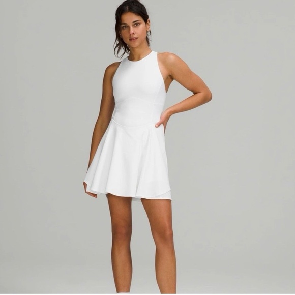 lululemon athletica Dresses & Skirts - NWOT Lululemon Athletica White Court Crush Tennis Dress